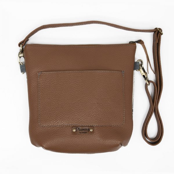 Acorn Crossbody - Leather with Rifle Paper Co Fable